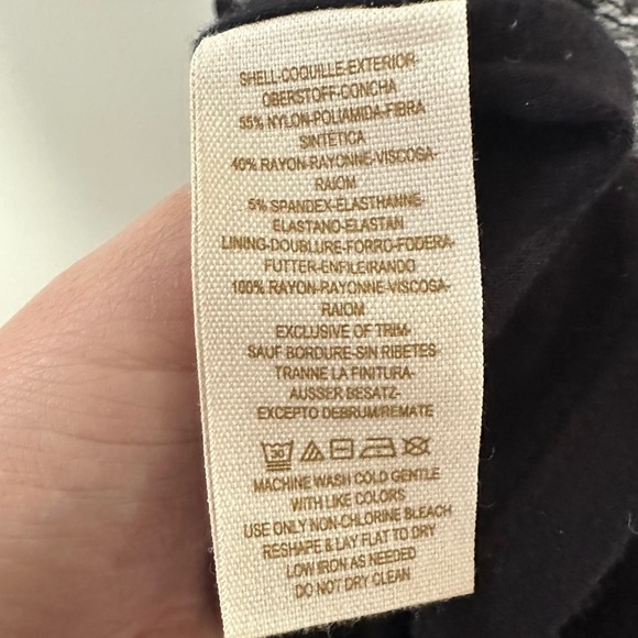 Free People Botanical Forest Knit Lace Long-Sleeve Bodycon Dress Size Medium M - Picture 8 of 8